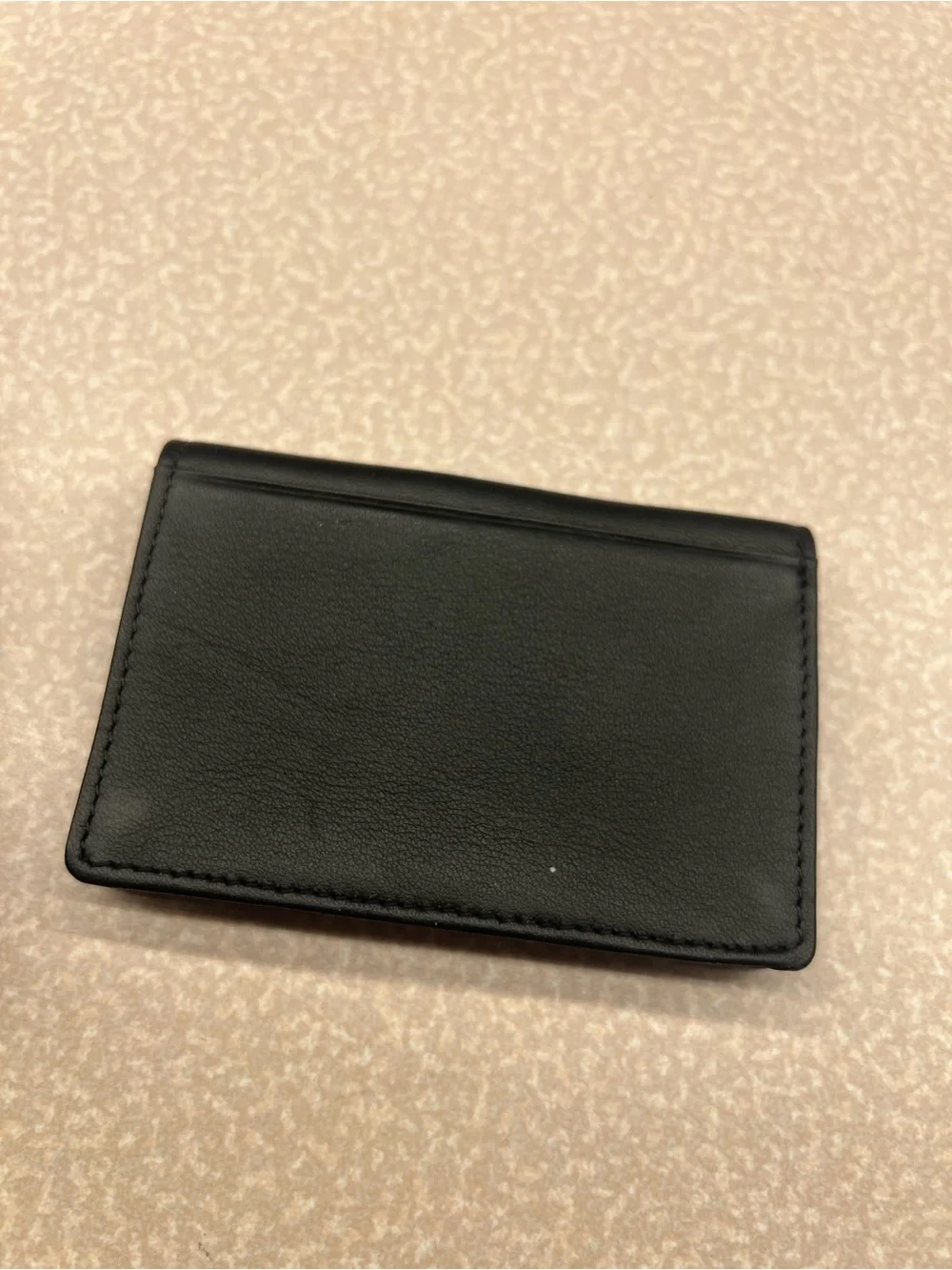 Subaru wallet Black pLeather and business Card Holder